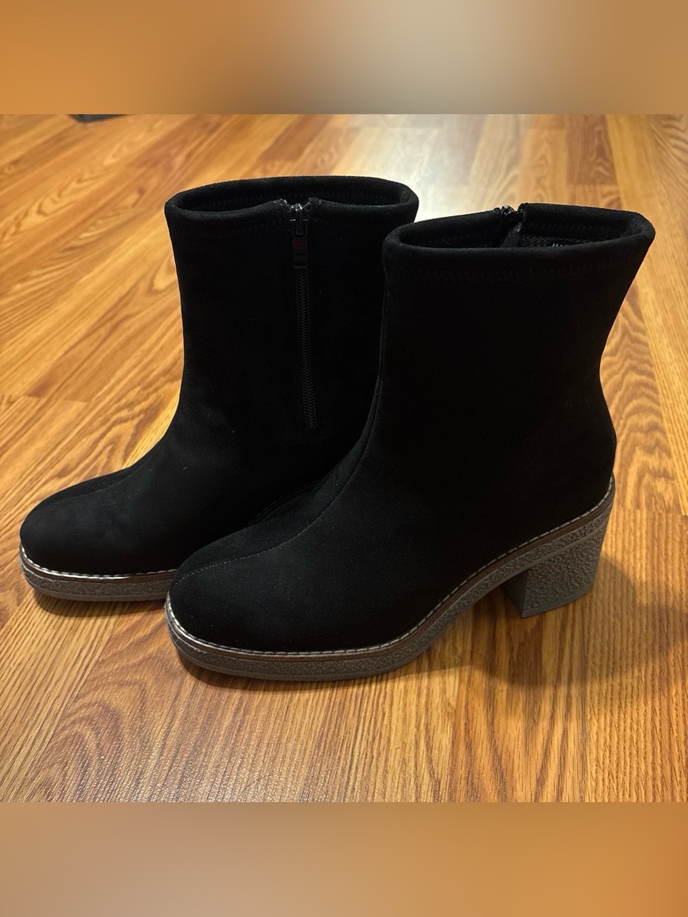 Black Suede Ankle Boots